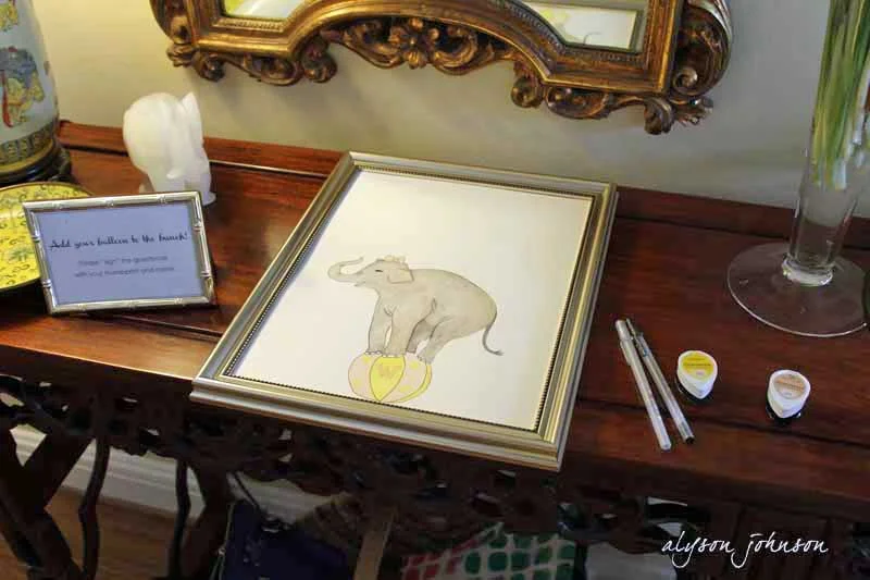 This setup includes instructions, two pens, and two inkpads.  It's always a good idea to have wet wipes on hand, too!