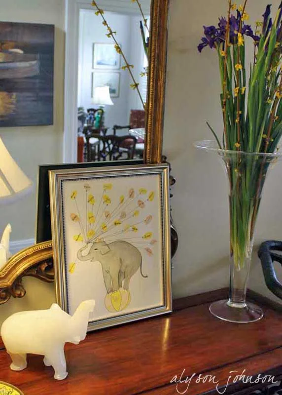 That's it!  You're finished with the guestbook, and now you have beautiful custom art to display on your wall.