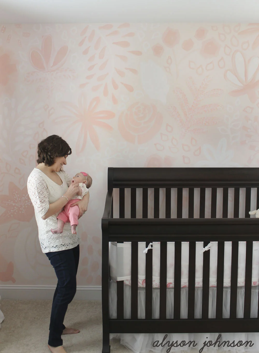 Baby's Floral Mural