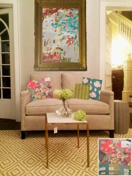 Abstract for Bright Fabrics