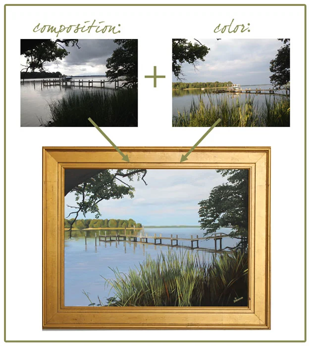 Sittin' on the dock of the… river