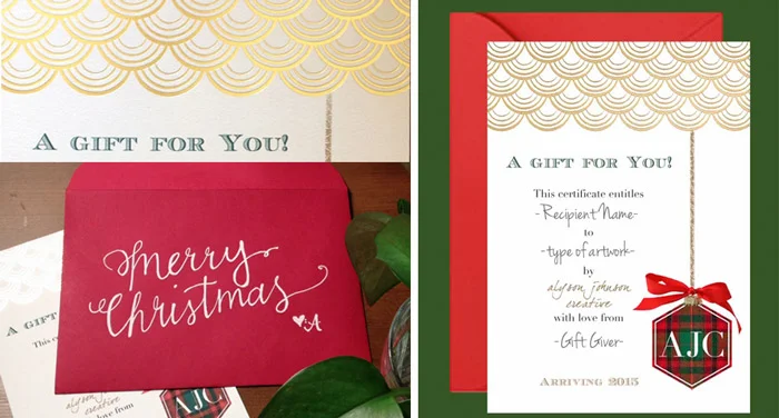 Holiday Gift Certificates are Here!