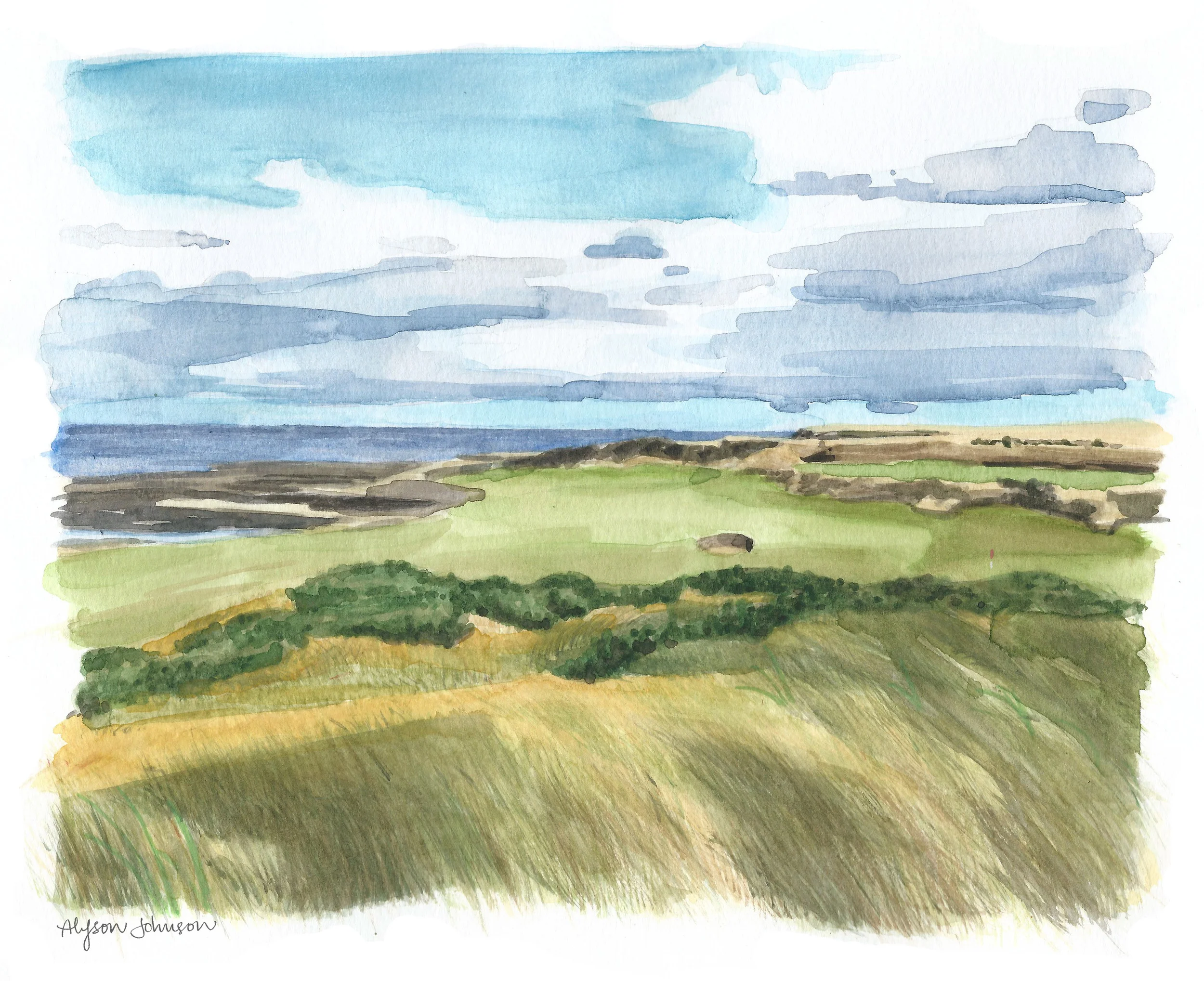 Scotland Watercolor
