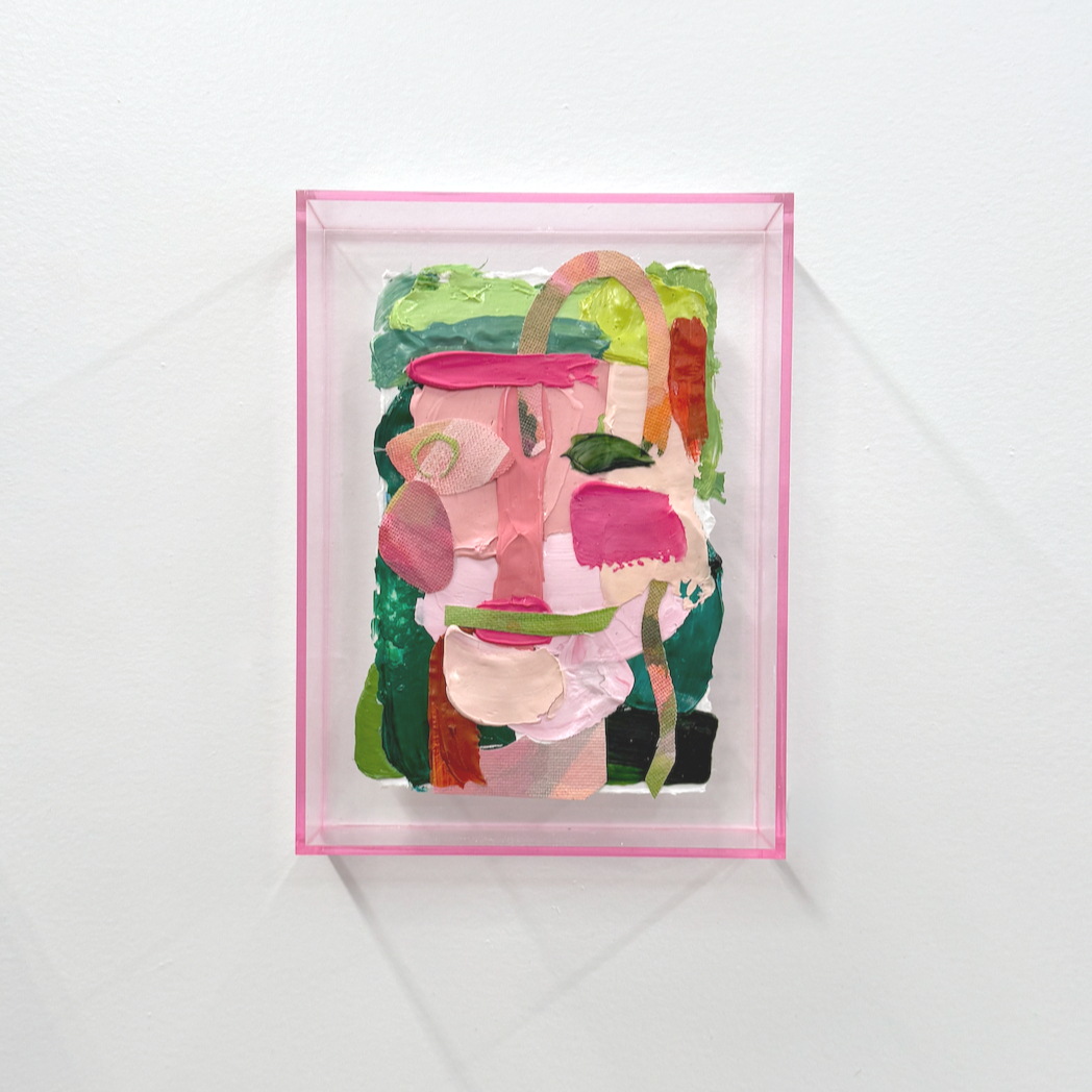 Floating Pink and Green