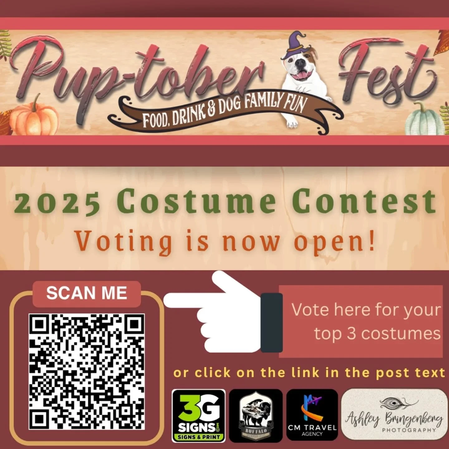 @ashley_bringenberg captured all the great costumes that showed up during Puptoberfest to compete in our annual costume contest! Photos are in... Online voting is set up .. now it's your turn!! Tell us your favorite top 3. Visit: https://pollunit.com