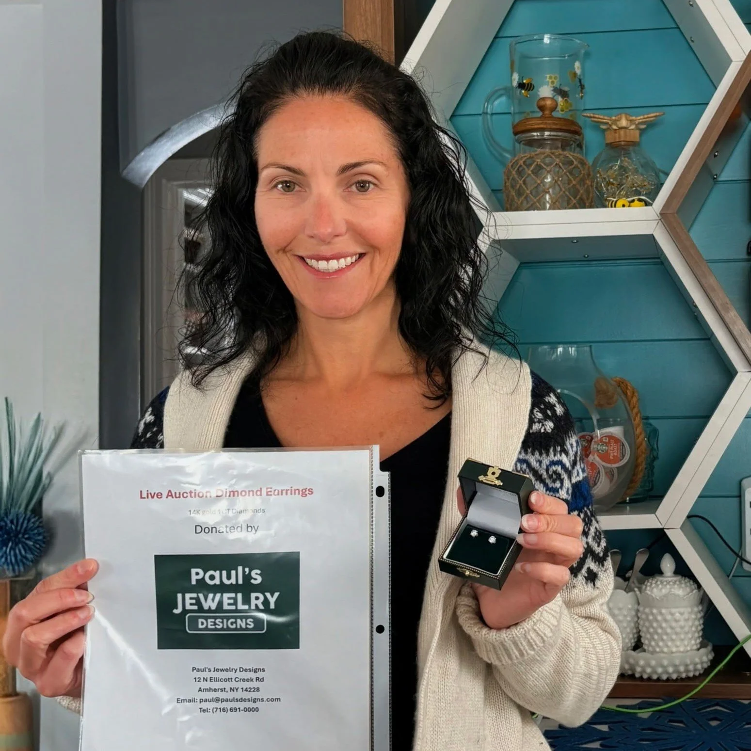 🎉 Congratulations to Danielle Greene! 🎉
She&rsquo;s the lucky winner of the Friends of Ellicott Valentine Diamond Earring Raffle, generously donated by Paul&rsquo;s Design. 💎❤️
A huge thank you to everyone who purchased a chance to win. Your suppo