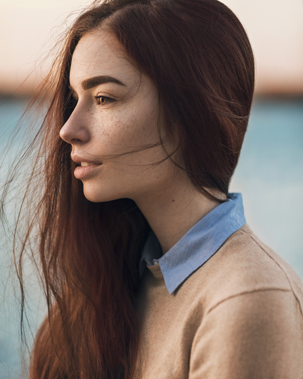 Portrait of Calgary fashion model