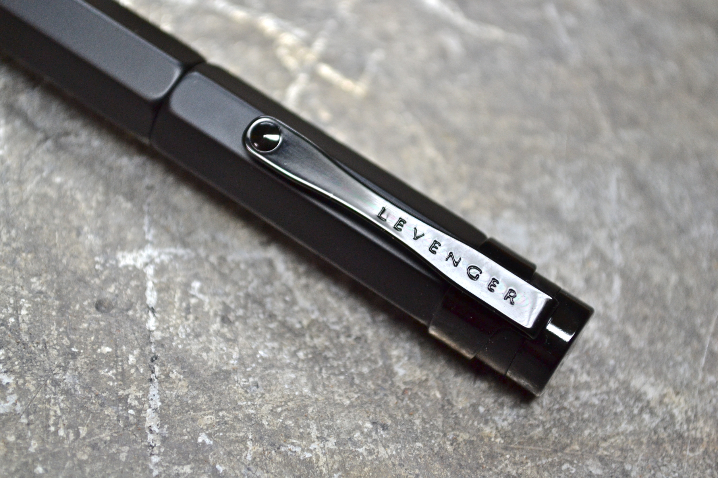 Levenger Stealth LTech Fountain Pen F Nib — The Clicky Post