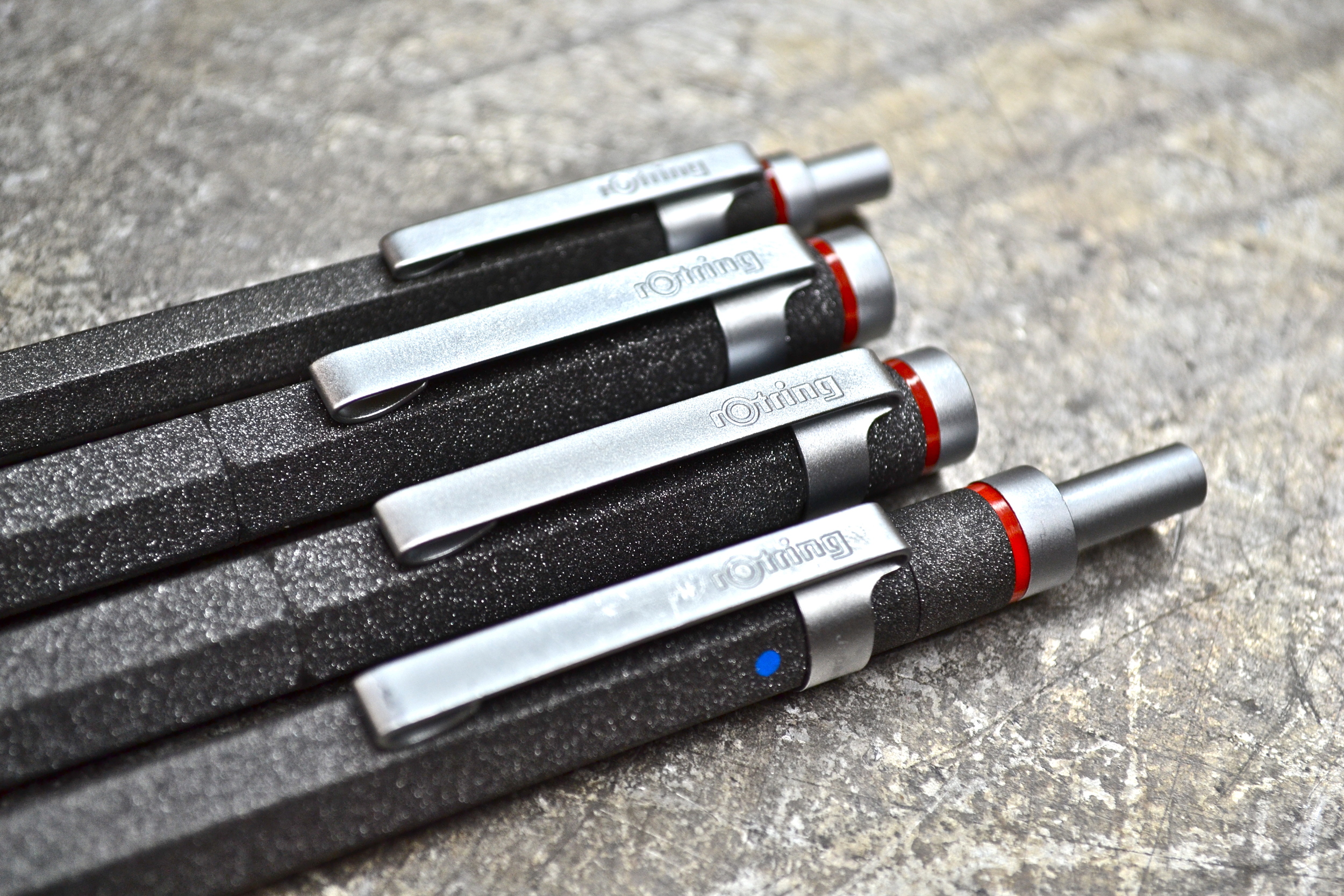 rOtring lava ballpoint fountain pen trio pencil