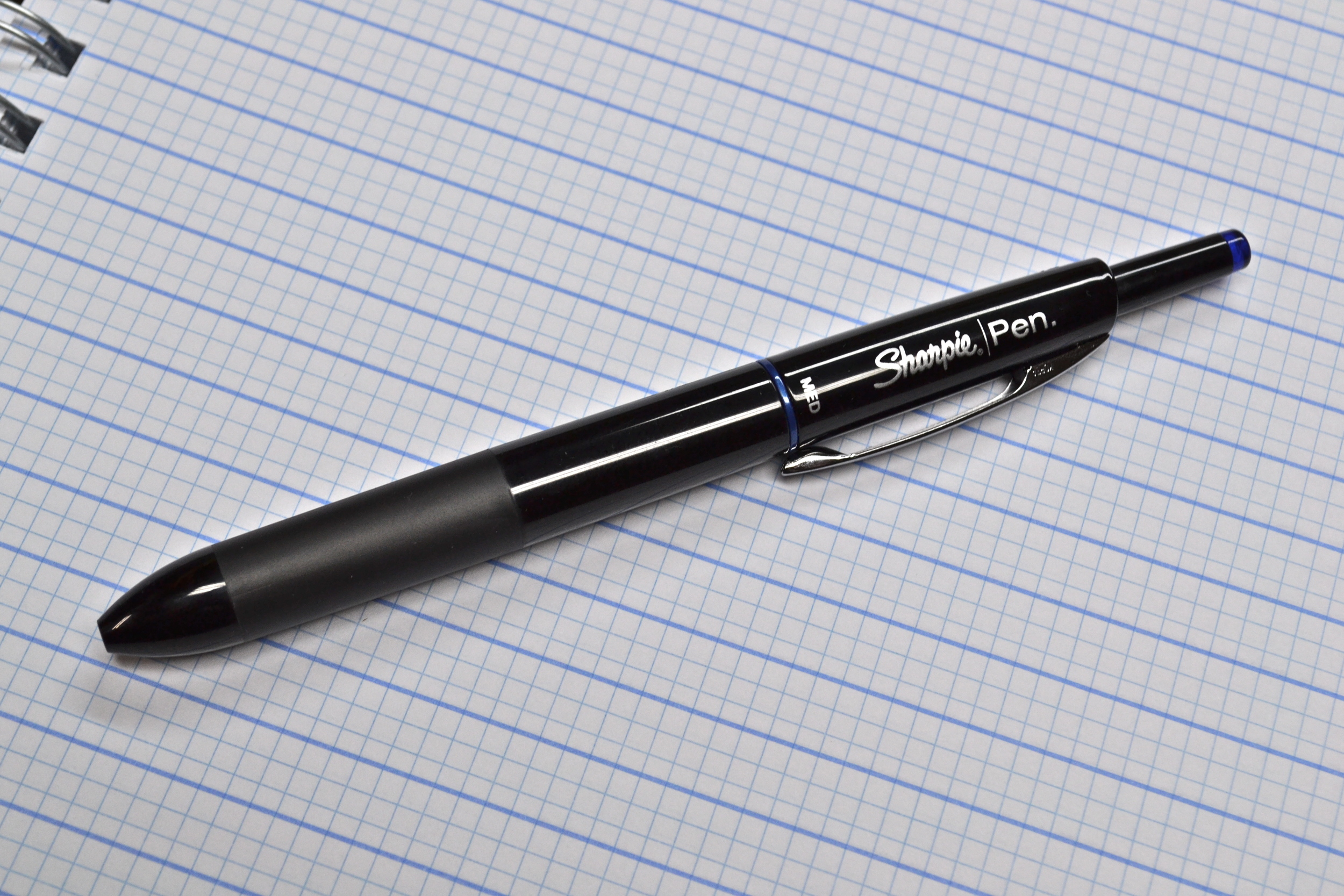 Sharpie Pen Retractable - in Medium! (blue of course) — The Clicky Post