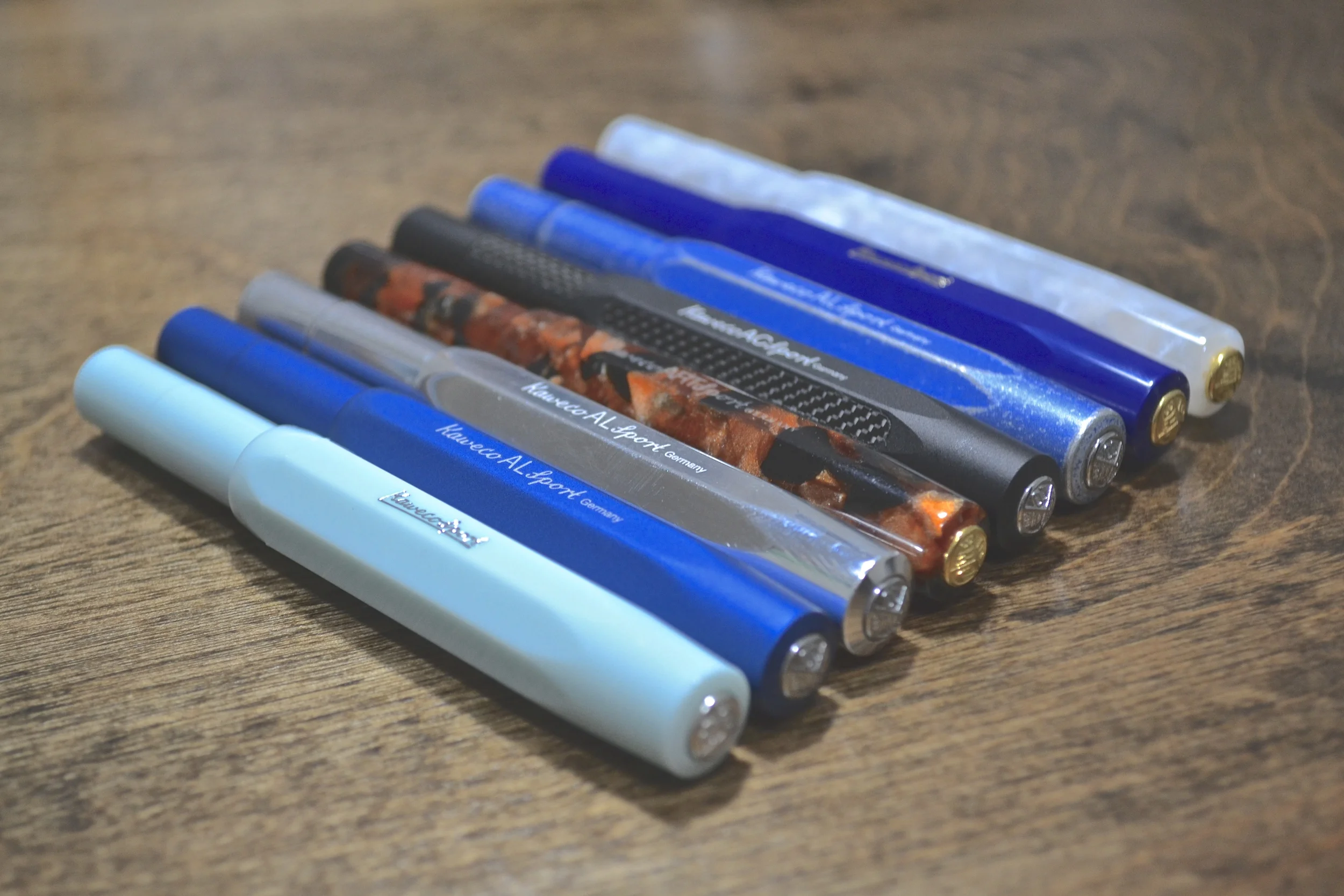 An obscene amount of Kaweco Sport models
