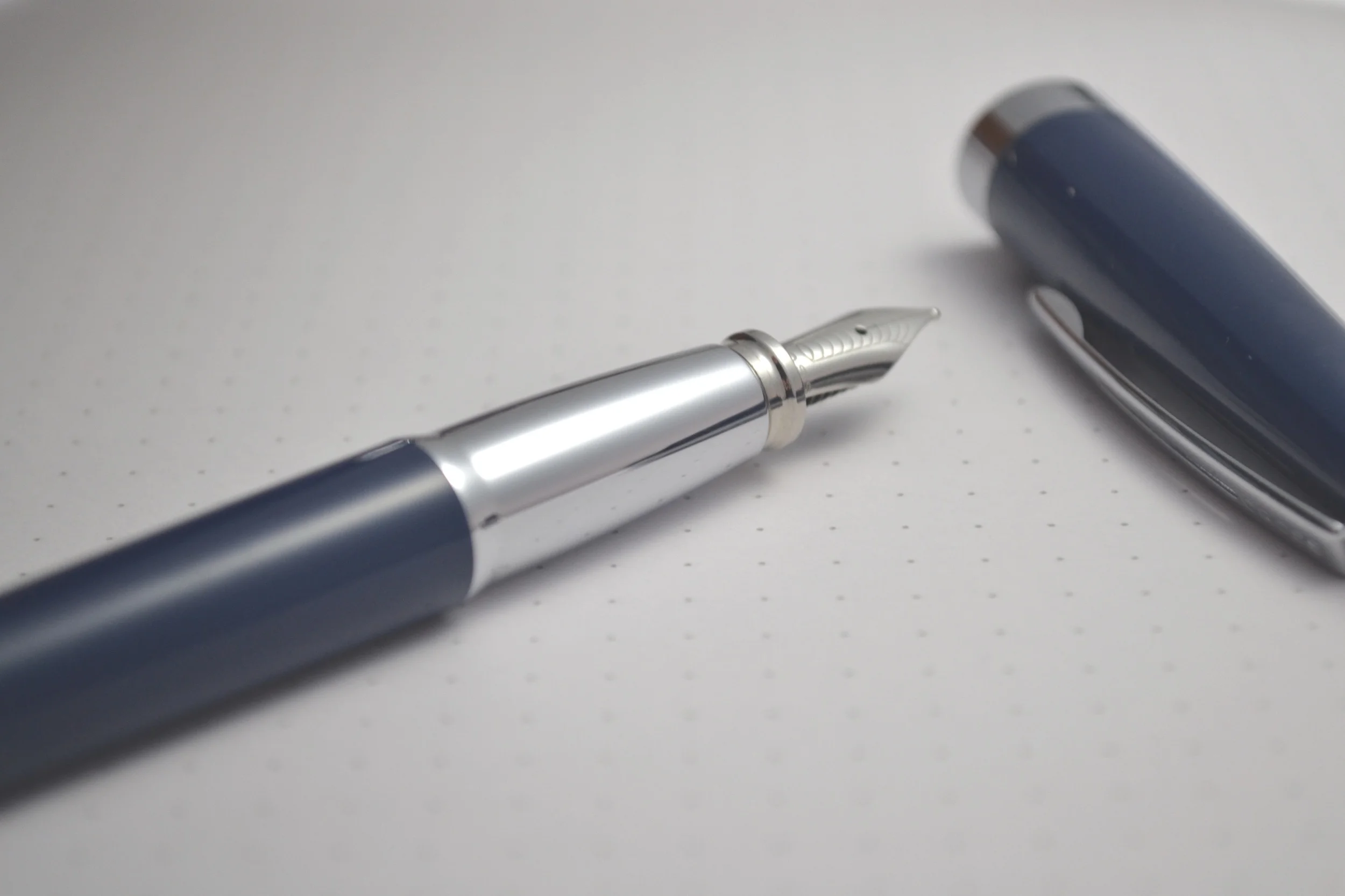 Cross Aventura Starry Blue Fountain Pen – Medium Nib + 6 Free Black Ink Cartridges