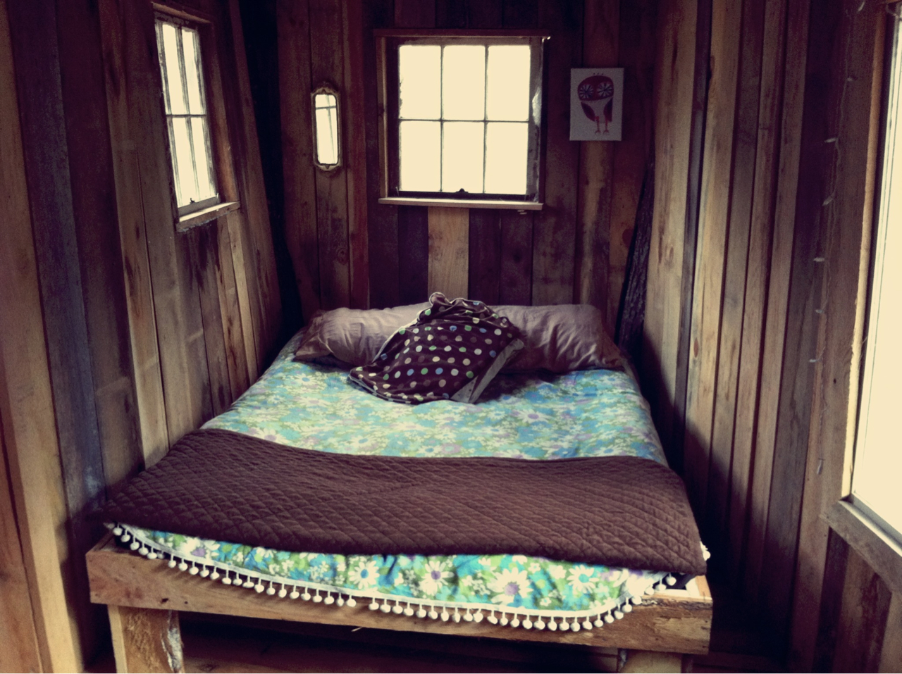 home-sweet-homestead:

Today’s Project: A much needed bed frame for our mattress!
Jacob