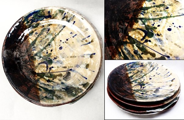  Plate; set of 4   2008, functional.  241.3 mm radius // .10 mm thickness 