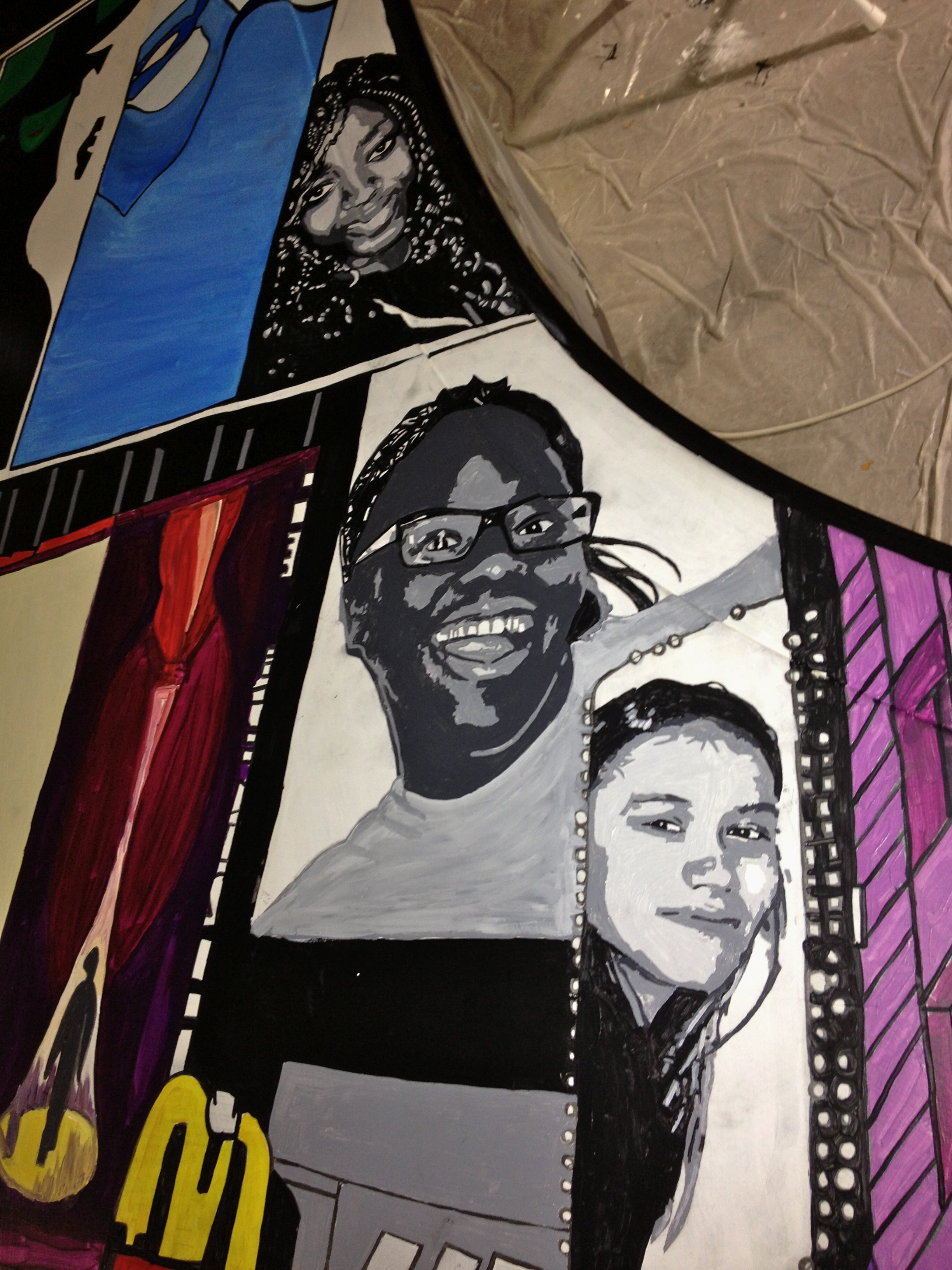 Piano top - Portraits in progress