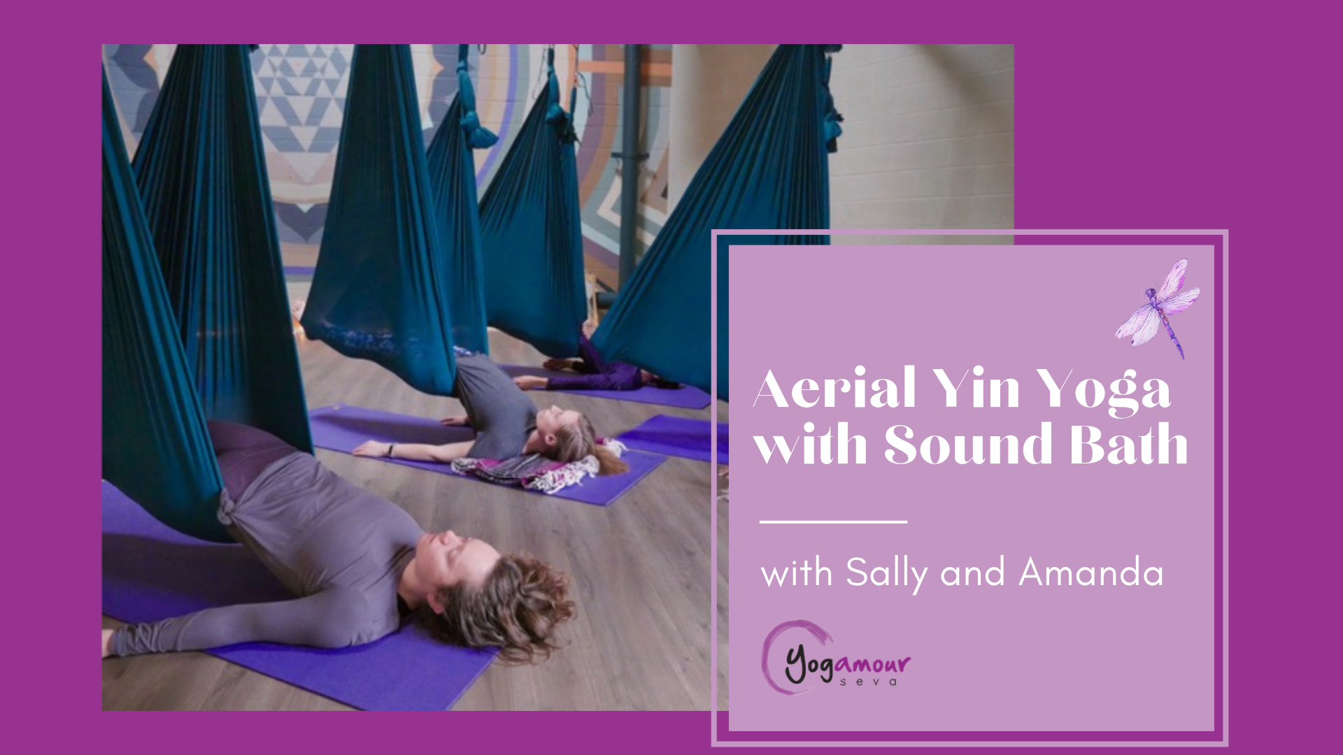 Aerial Yin Yoga with Sally and Amanda
