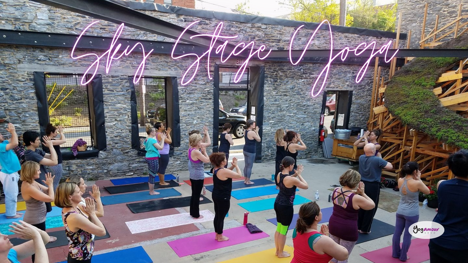 Pop Up Yoga At Sky Stage