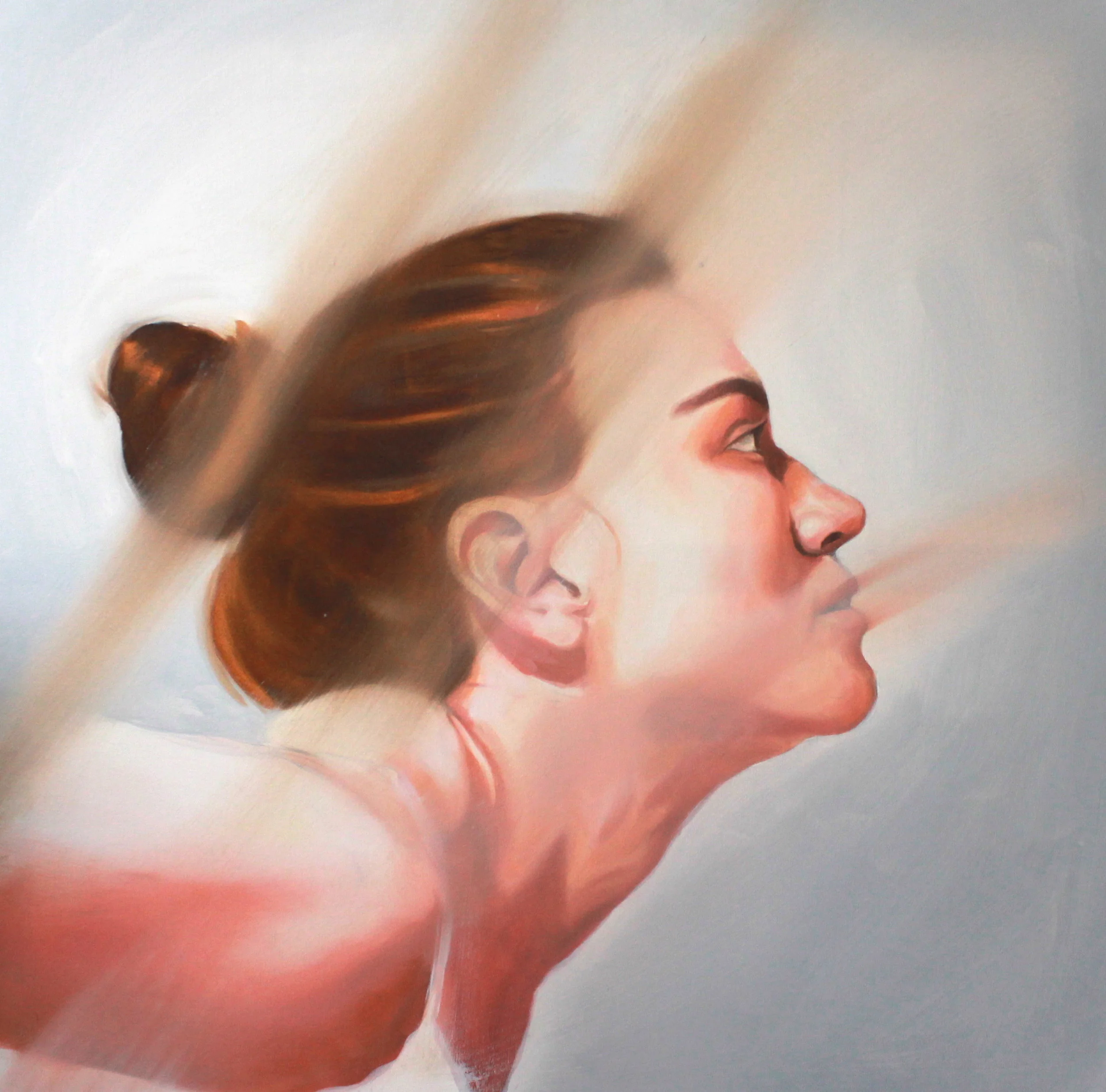  'Hey! What are you Doing?' 36 x 36  Oil on Canvas Ask for price 