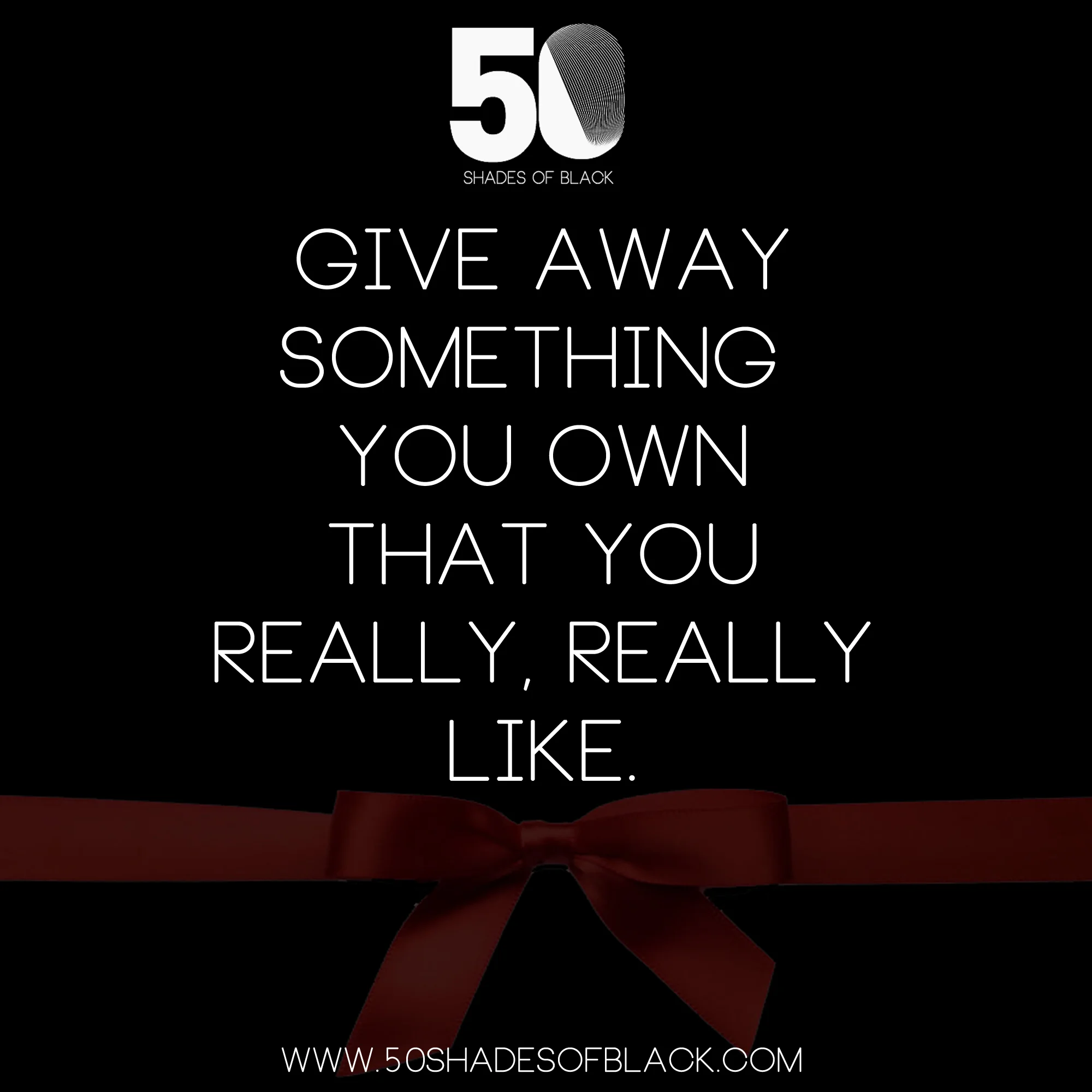 give something away