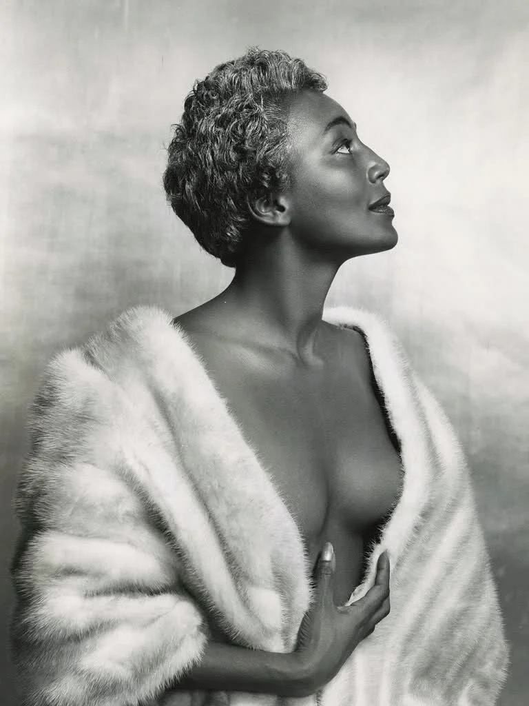 The first photo that I saw of the woman some deemed as the Black Marilyn Monroe.