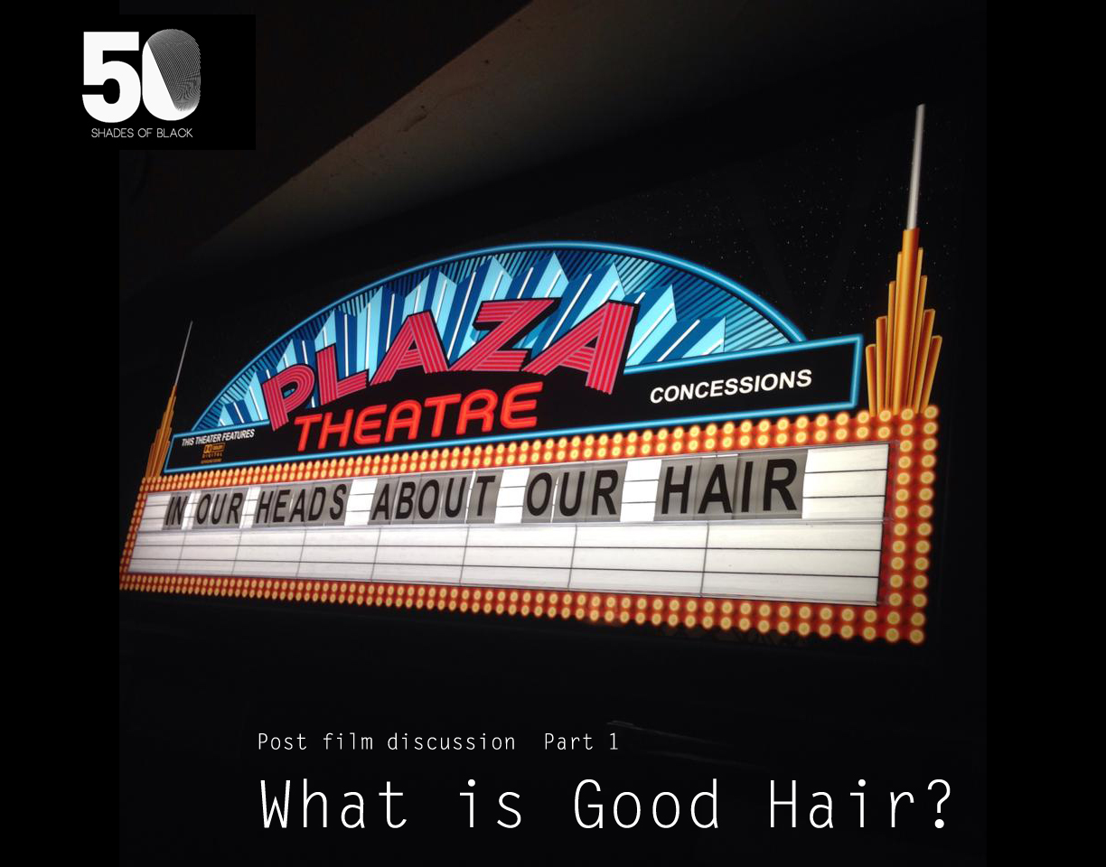 50 Shades of Black post film discussion of the movie "In Our Heads About Our Hair" with founder of Loc Livin and African Pride Hair Care Brand Manager at Pan African Film Festival in Atlanta GA with Ross Oscar Knight
