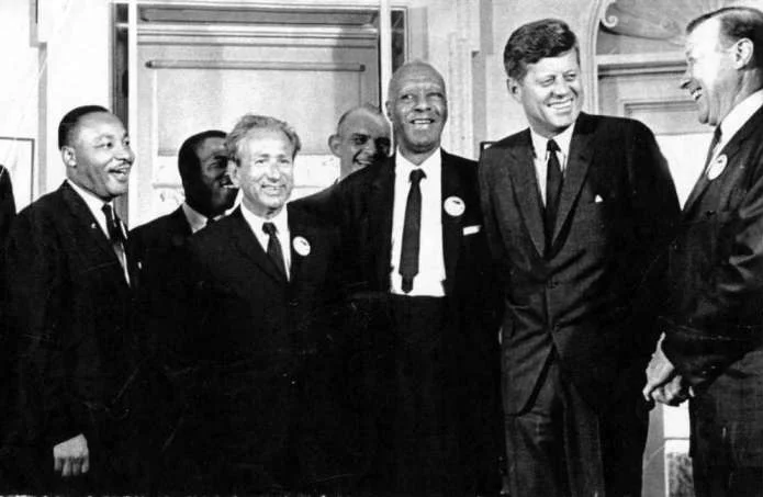 Asa Philip Randolph with MLK & JFK