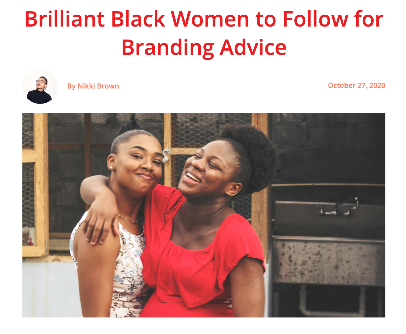Brilliant Black Women to Follow for Branding Advice