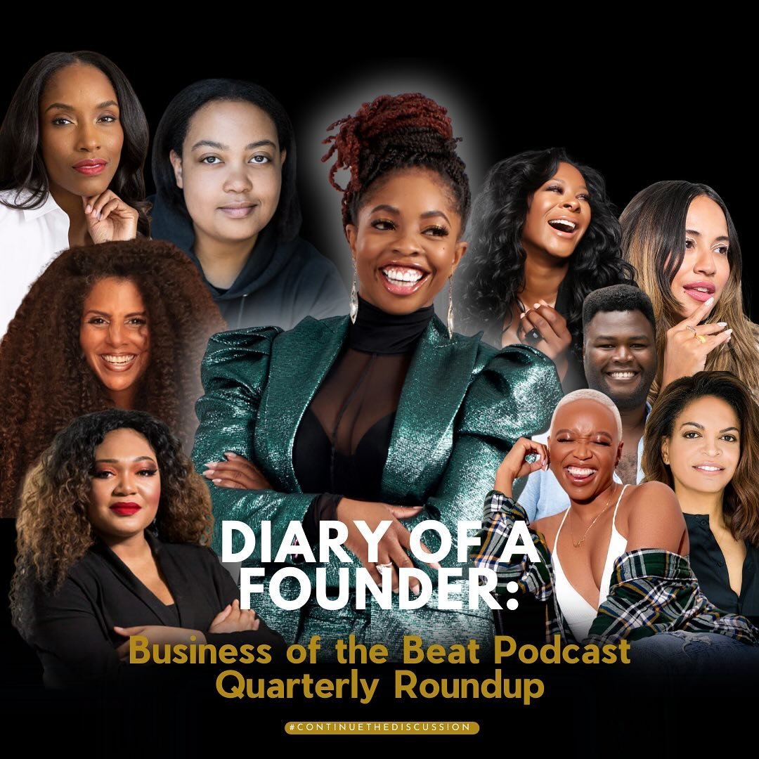 ICYMI: This past February - March we welcomed 9 incredible guests on @Business of the Beat podcast! Through their individual journeys, these trailblazers remind us of the transformative impact of resilience, community, and shared knowledge in pursuin