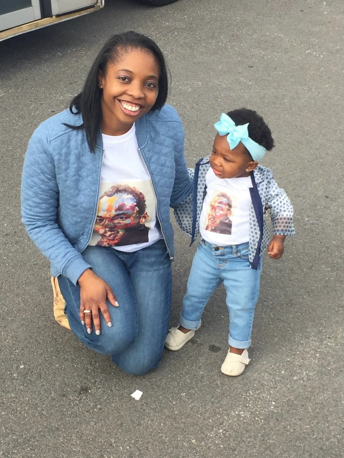 One of my favorites&hellip; MLK Day 2016 at the Forum in LA! I of course made matching shirts! Heard were flashing back &hellip;😂🙏🏾 

#TgirlApproved #mlkday #2016