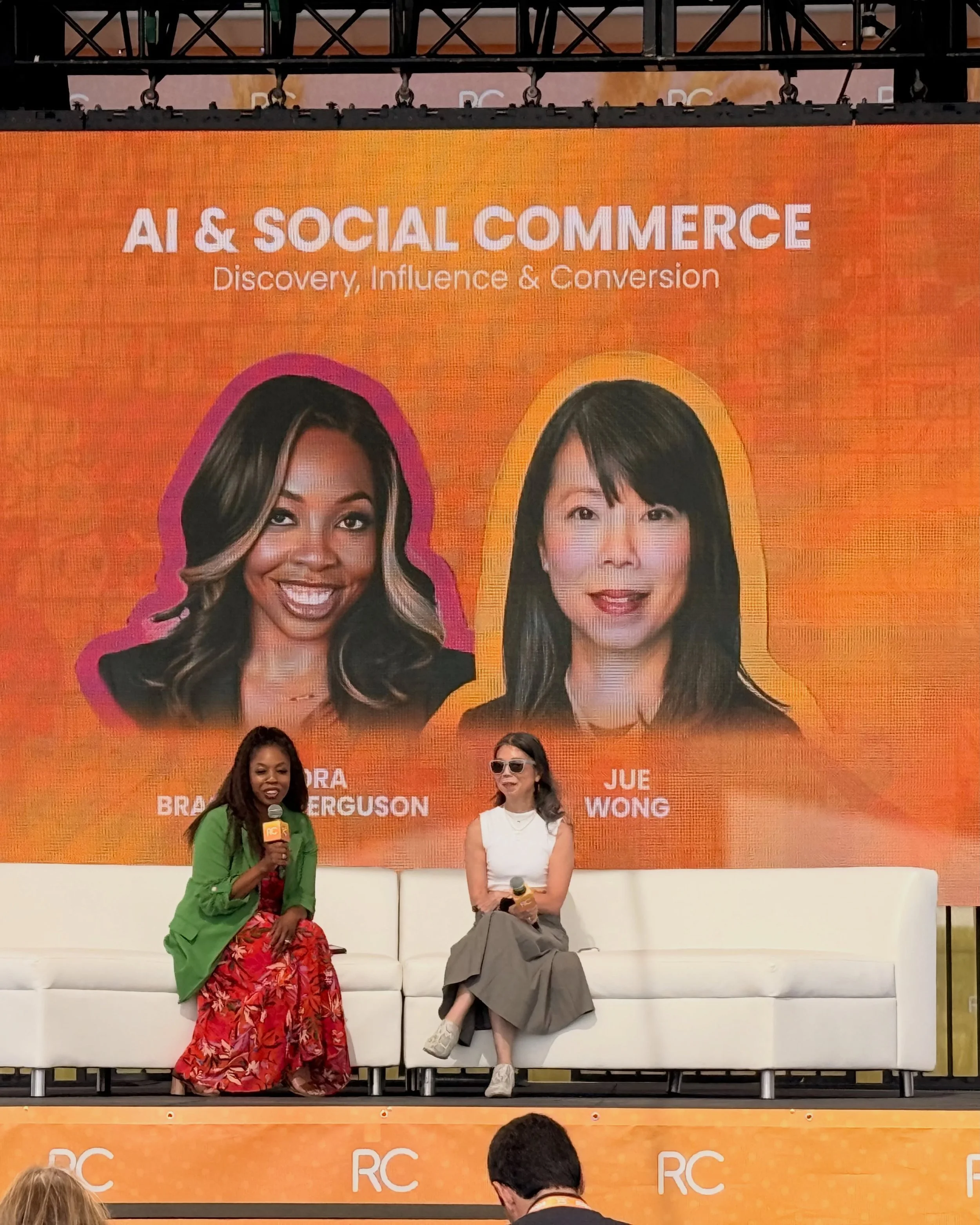 The best conversations are the ones you&rsquo;re still thinking about days later.

That&rsquo;s how I feel about my conversation with @juewong888 at @retailclubevents AI Festival.

We took the stage to talk about &ldquo;AI &amp; Social Commerce: Disc