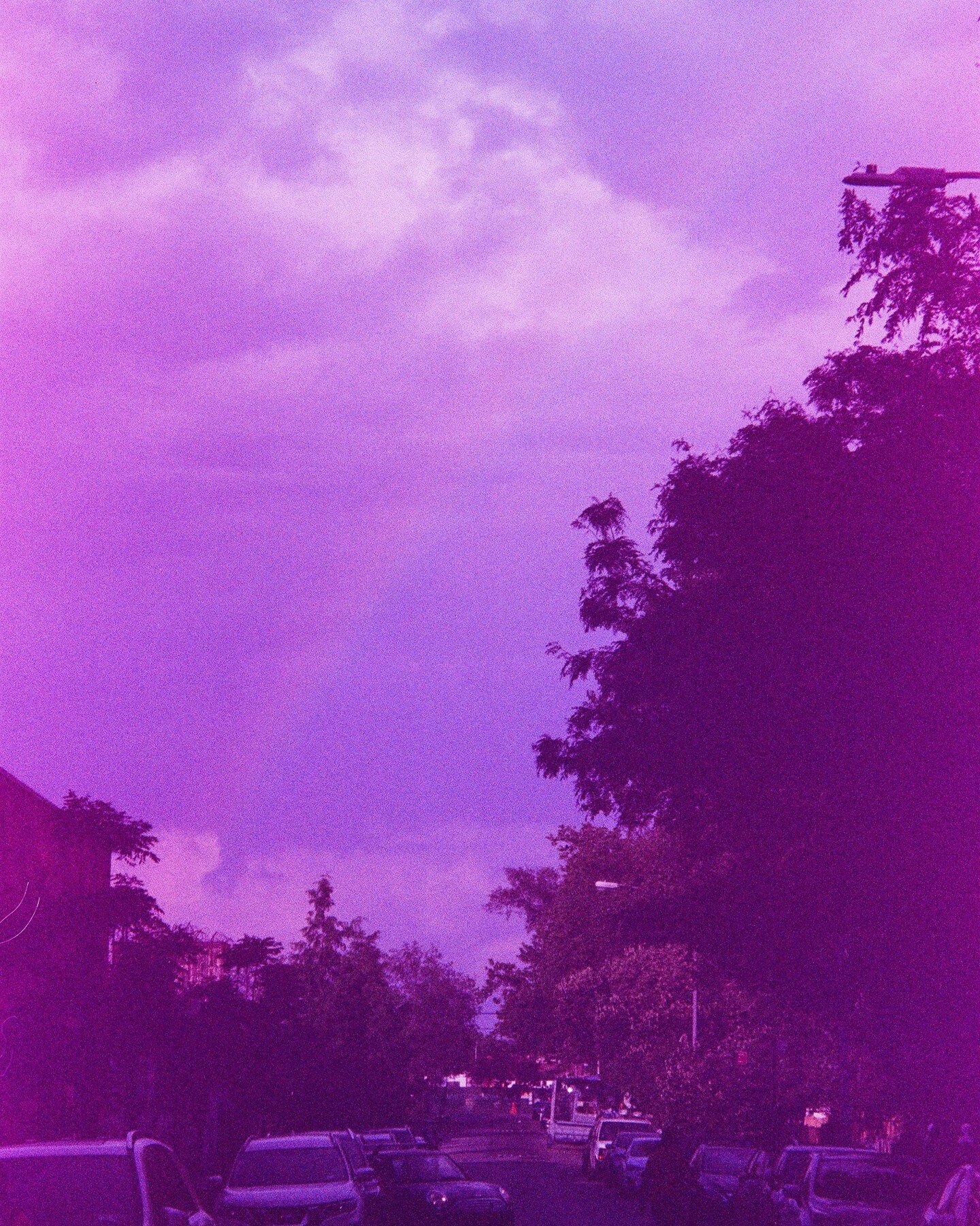 Rainbow in violet