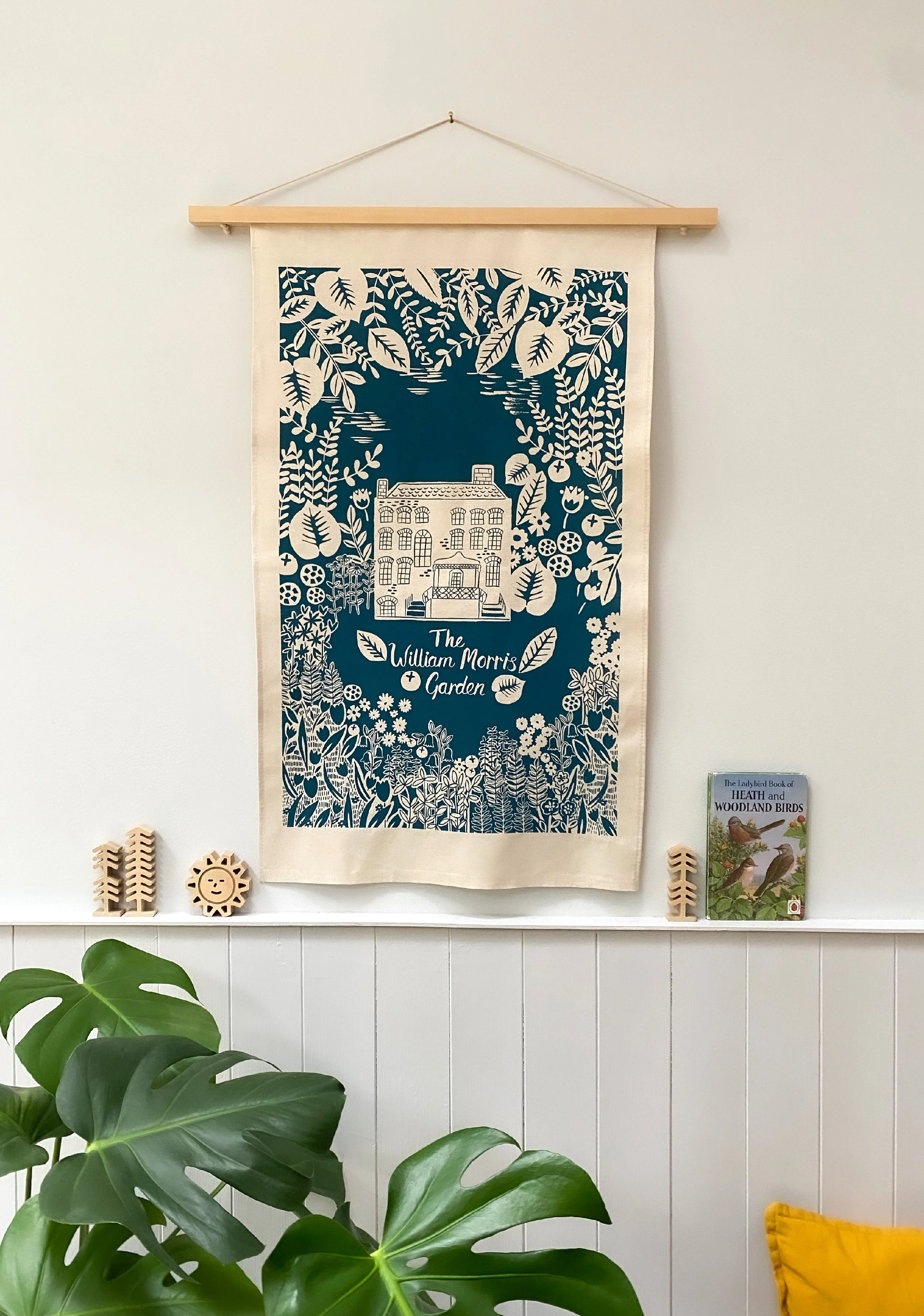 PRINTED TEA TOWEL WILLIAM MORRIS GARDEN_008.jpg