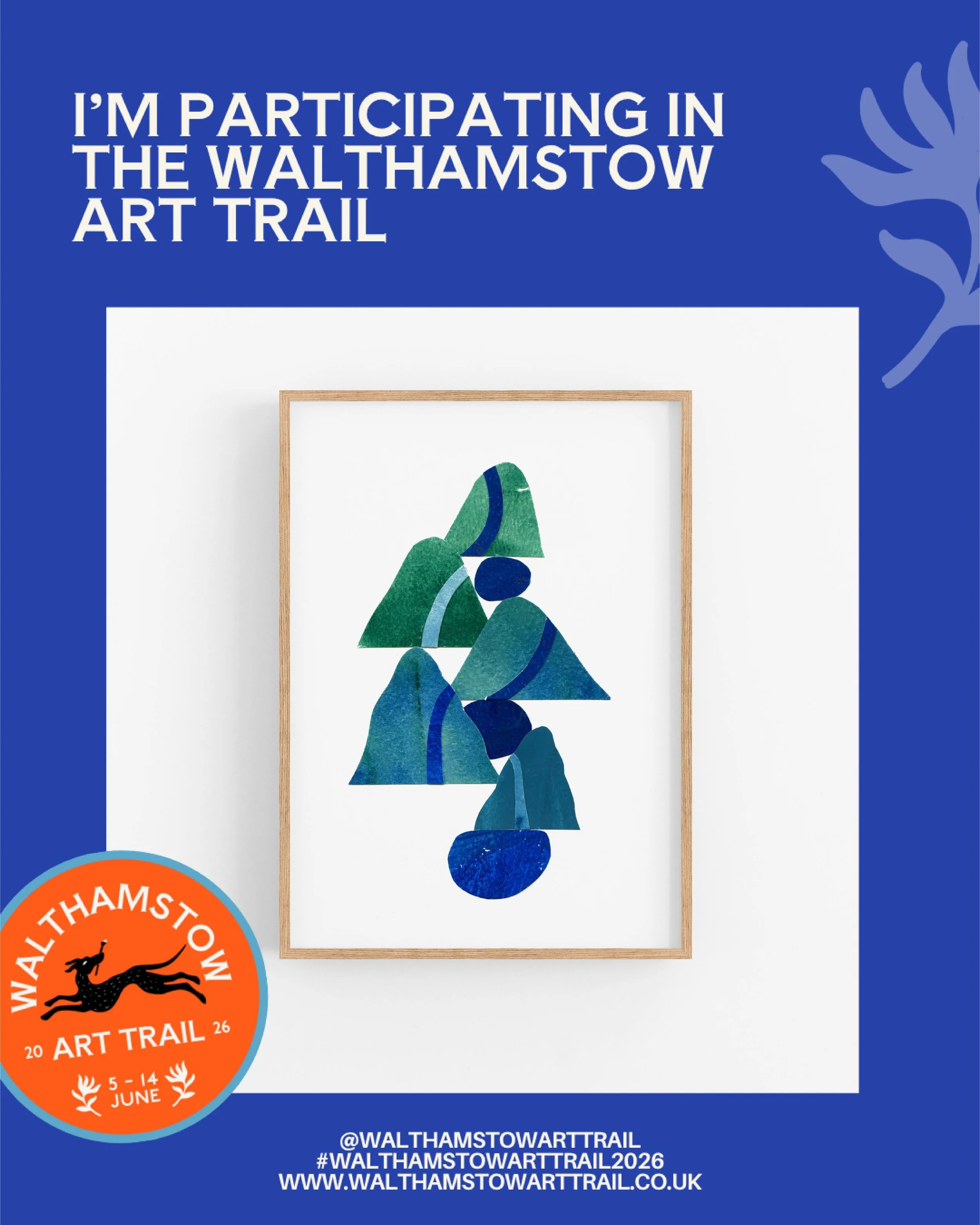 I&rsquo;m really excited to be part of this year&rsquo;s Walthamstow Art Trail💚 This community festival is such an important opportunity for local creatives to showcase work, and I&rsquo;m so happy to be exhibiting at @eastofeden17 (Venue 80)

Thank