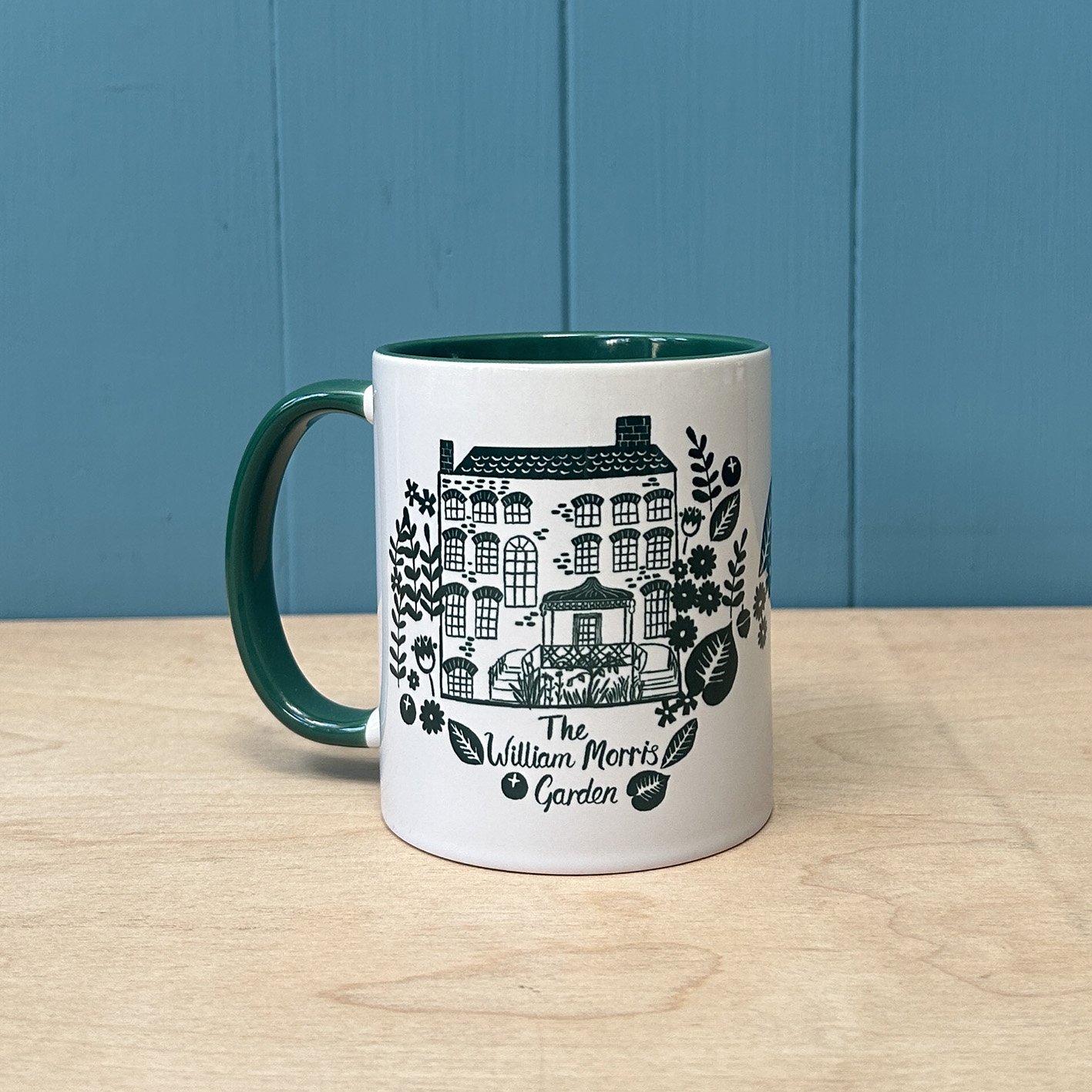 william morris garden mug dark green left.jpg