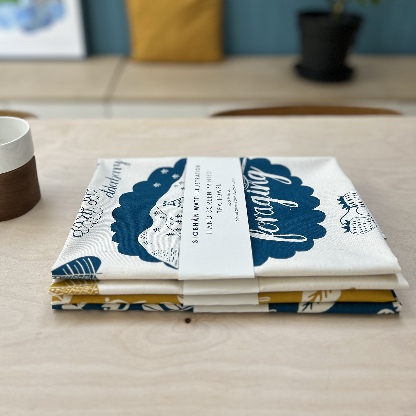 wild foraging tea towel nature illustration.png