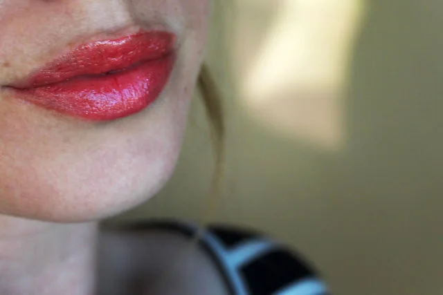 A few effortless coats of NatureLuxe Gloss Balm in "Anemone"