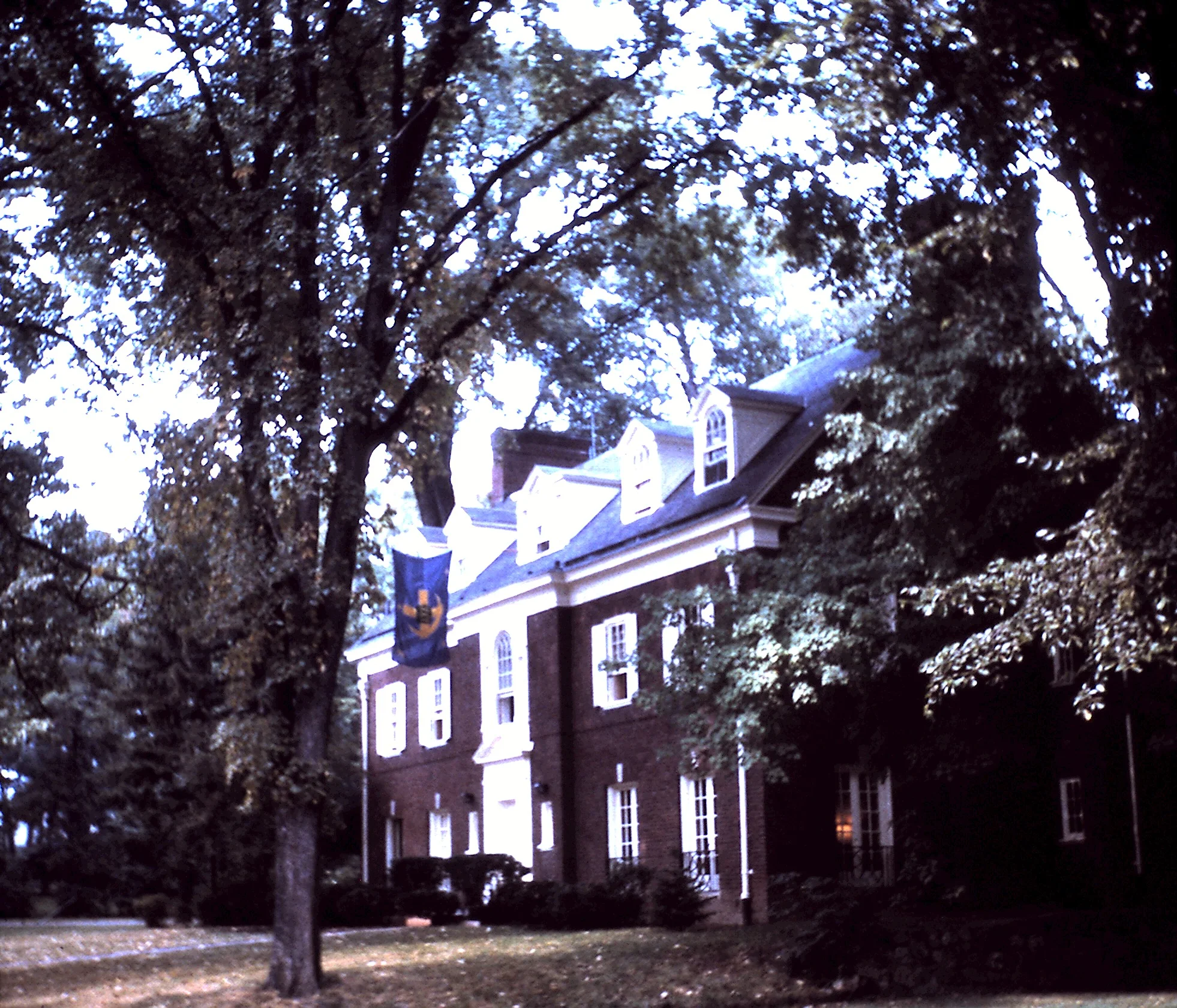 The chapter house from the southwest corner, 1963