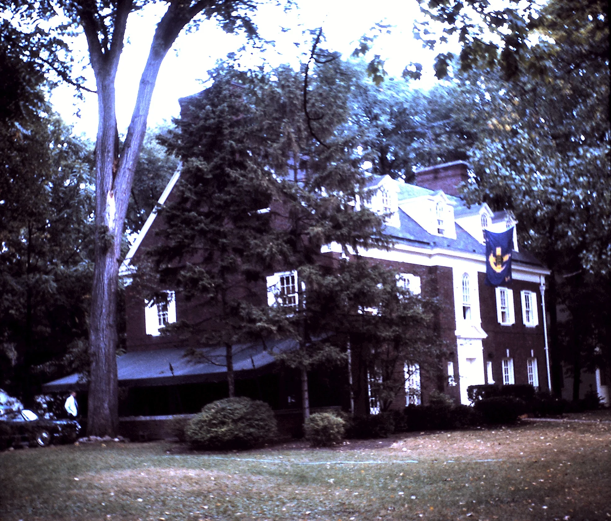The chapter house from the northwest corner, 1963