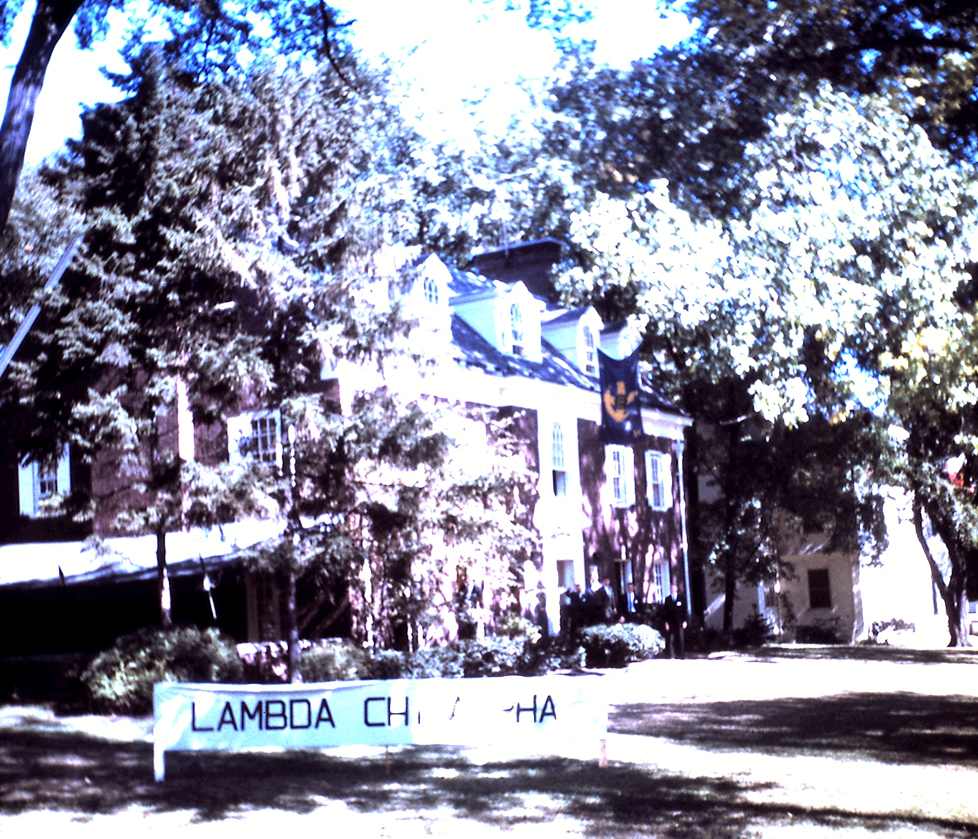  The chapter house during Rush, 1963 