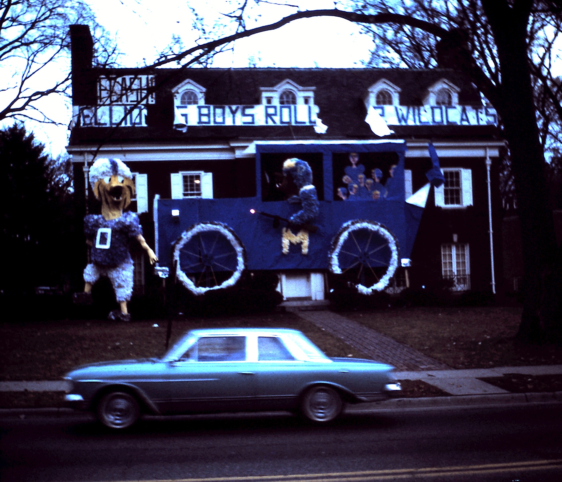  The chapter house decorated for Homecoming, 1963 