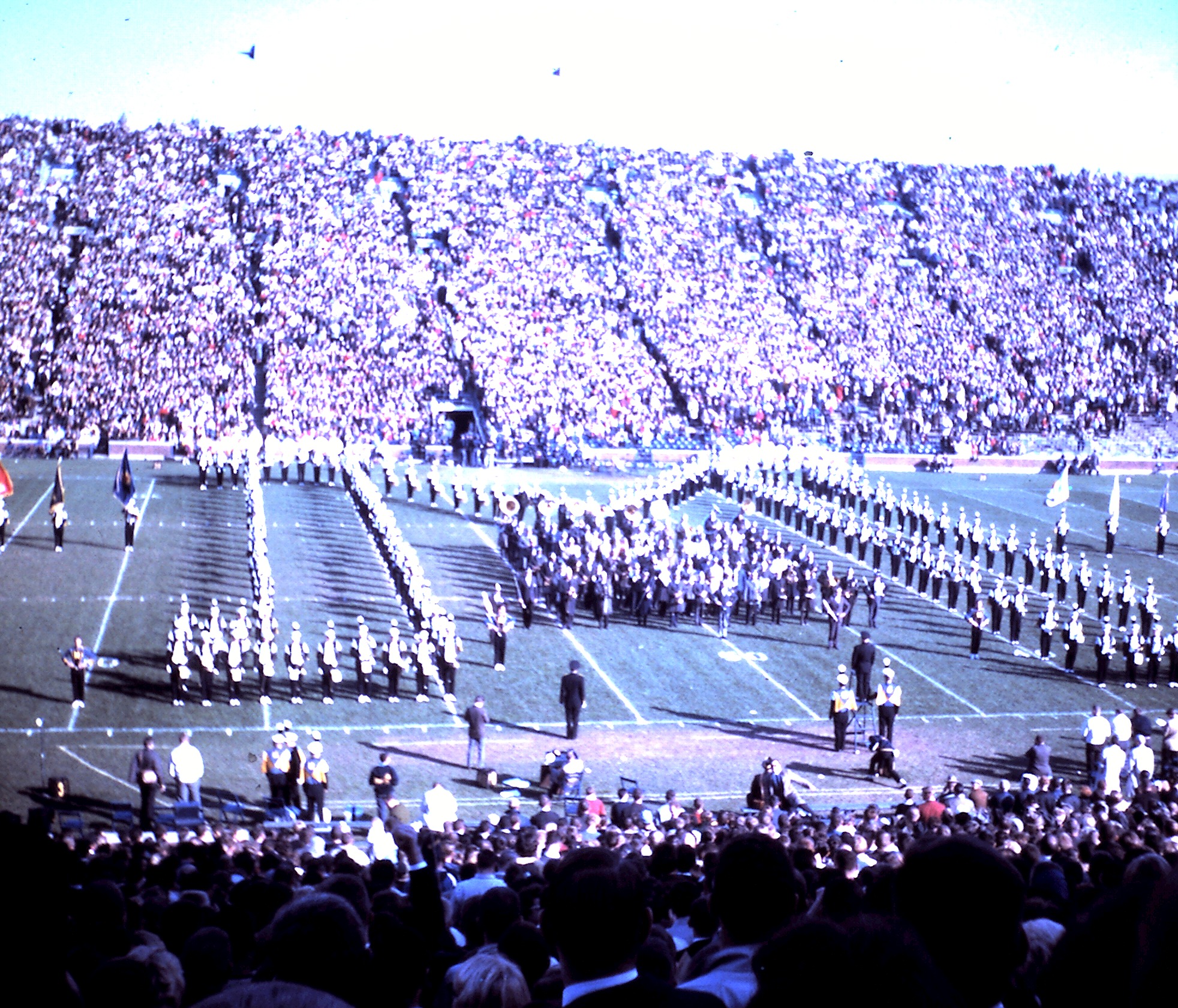  At the Homecoming football game, 1964 