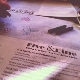Five & Dine - a nice restaurant in the newly renovated downtown Rock Hill area