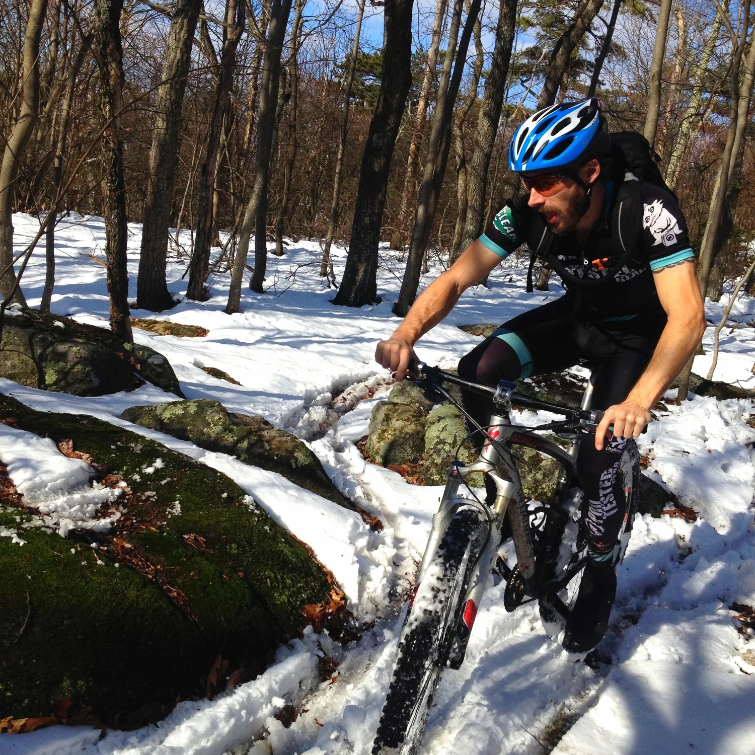 Adam Williams making a beeline for the A line