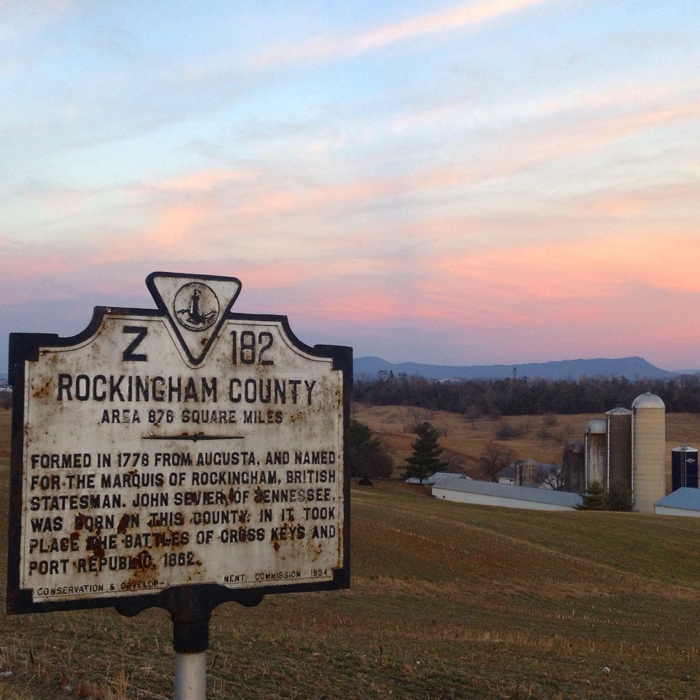 Back into our home county with fading day light.