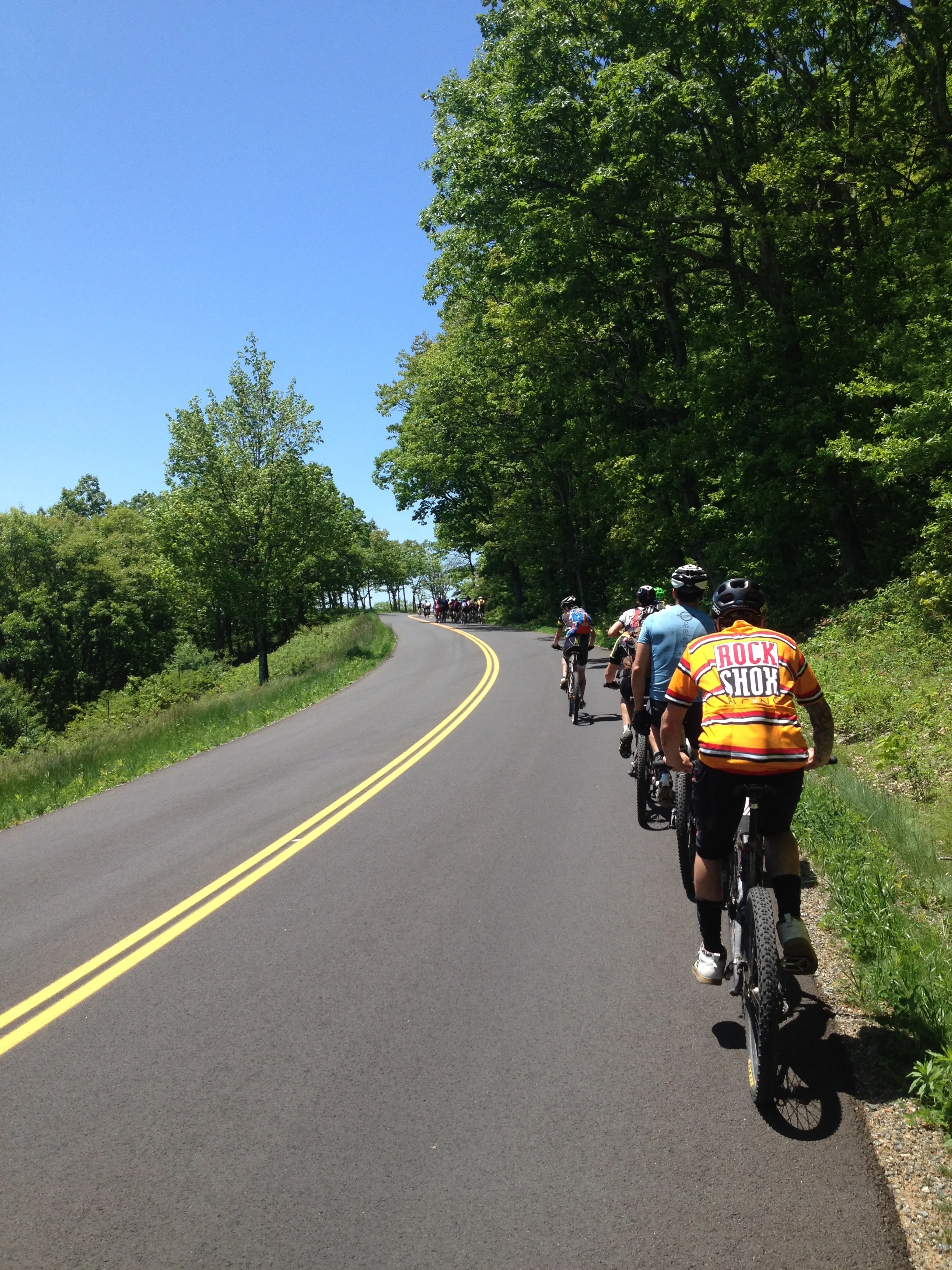 Cruzing up the Blueridge Parkway Photo Credit: Erik Jensen