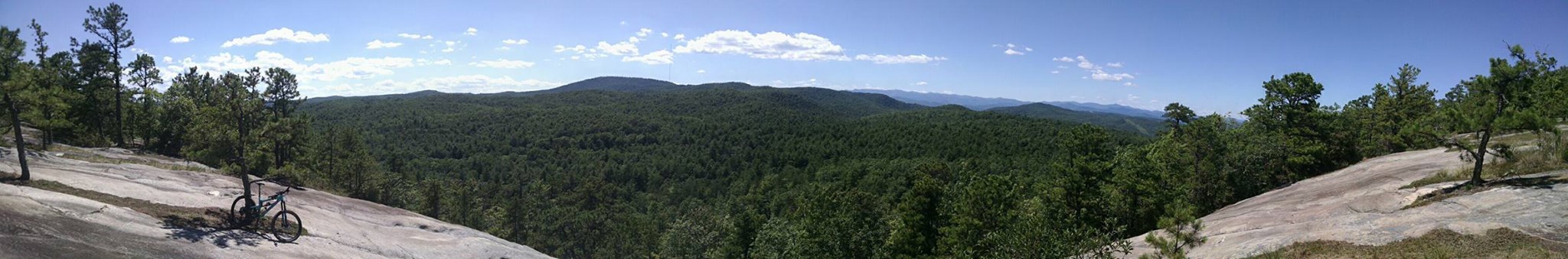 Overlook from one of the many Peaks in DuPont State Park