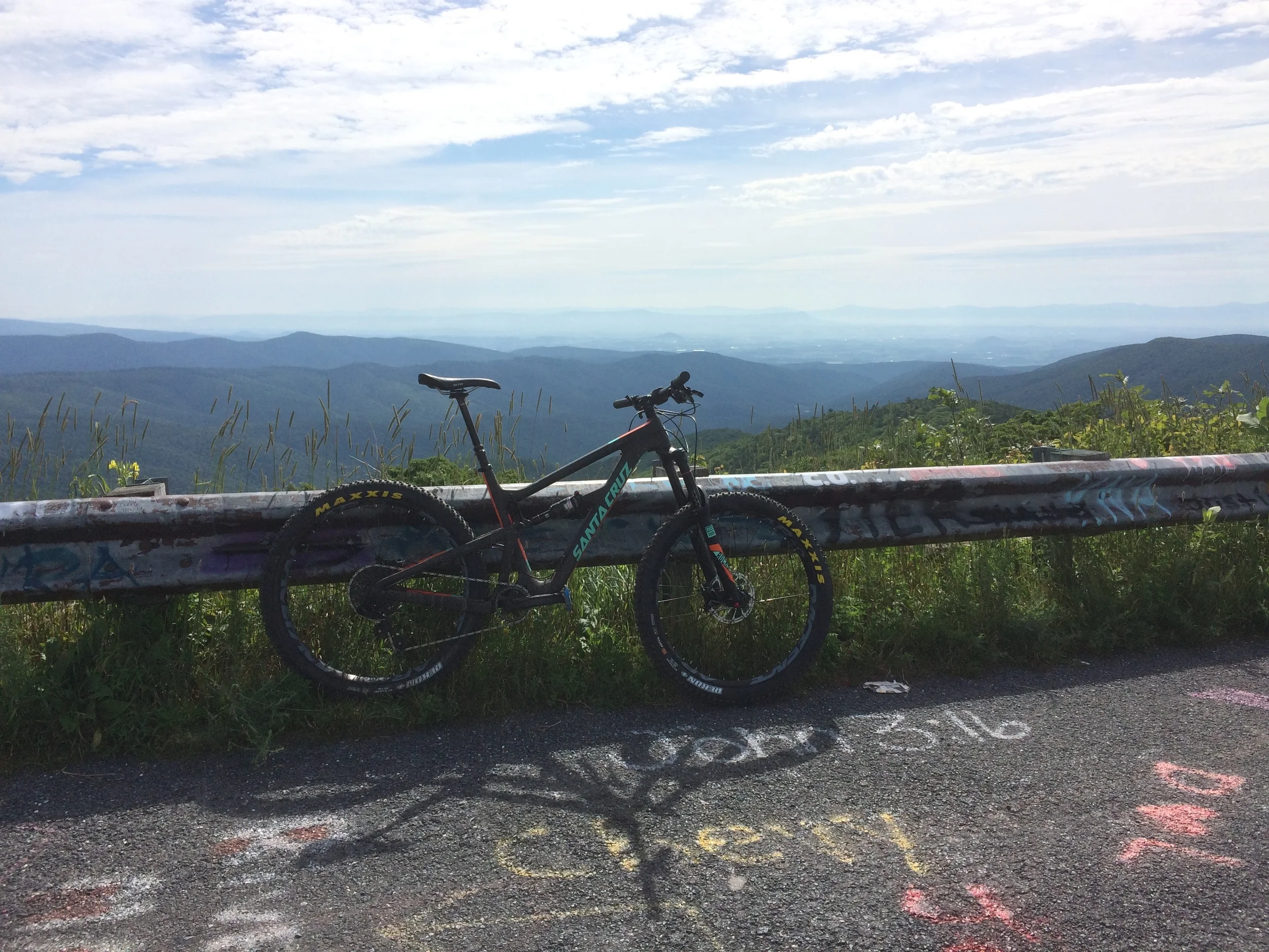 Looking towards home - Harrisonburg, VA.
