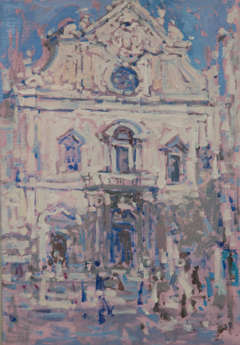 16.Igreja de Sao Domingos, oil on canvas, 44x31cm.jpg