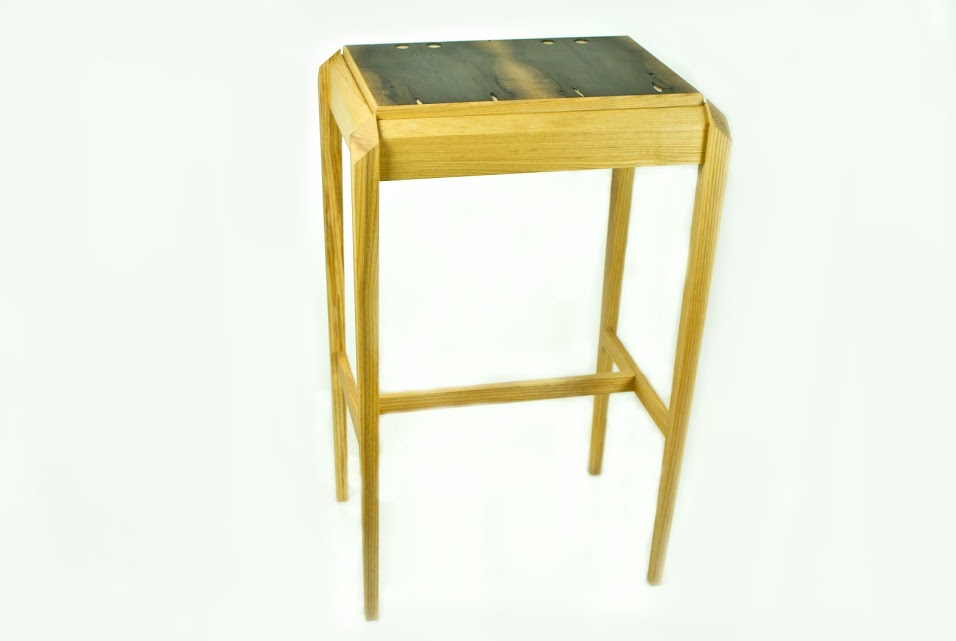 Reclaimed Oak and Ash Table