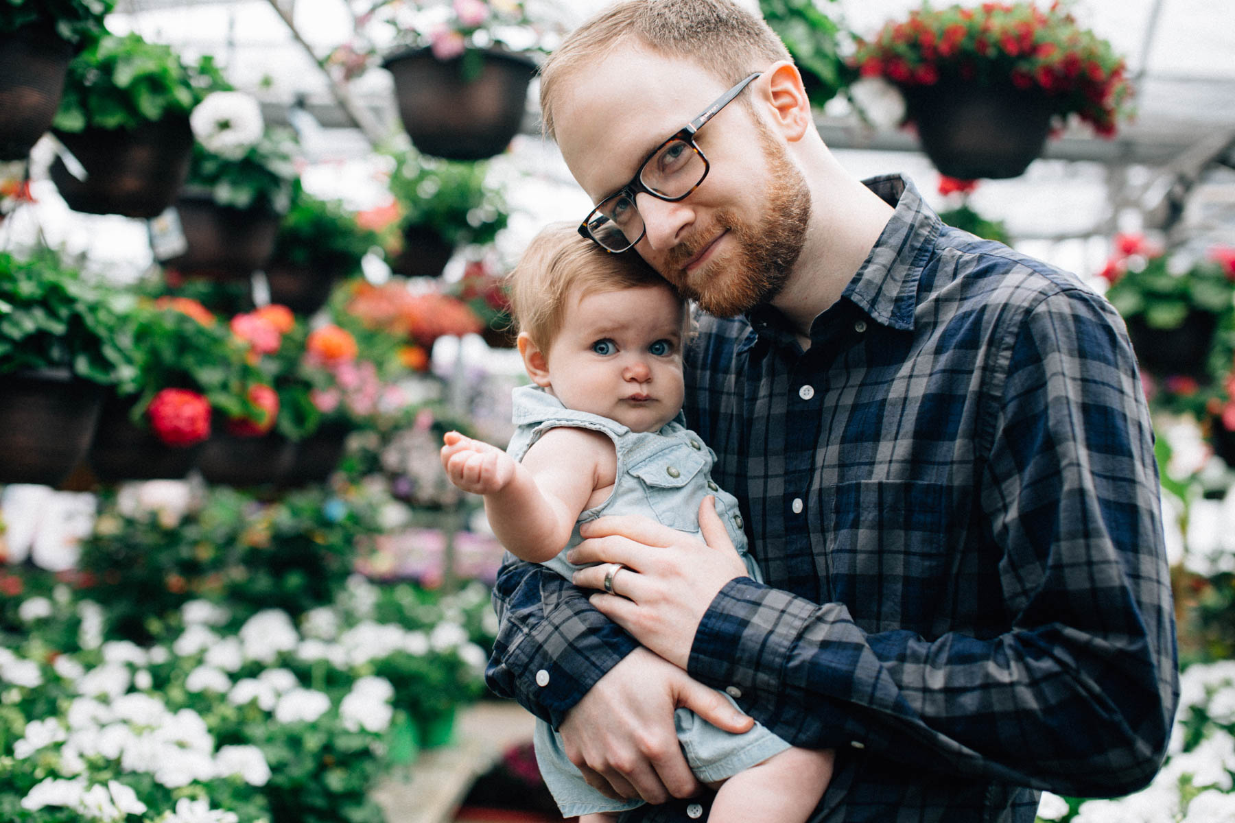 Spring Family Session in the Greenhouse | Dayton Ohio Family Ses